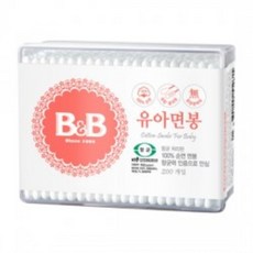 비앤비 유아용 사각면봉 200p, 종류
