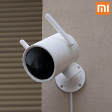 샤오미 스마트 실외 CCTV (글로벌버전 최신형)1080P 야외 웹캠 홈카메라 홈캠, AA