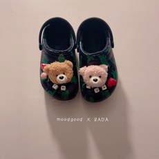 1+1 테디베어 뽀글이 곰인형지비츠 세트, 1개, B세트