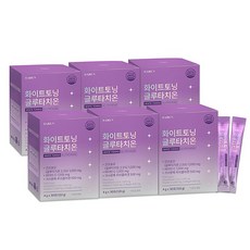 건강한 약속 바른 화이트토닝 글루타치온 1000mg 글루타치온 4g x 30포 6박스, 없음