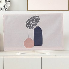 모니터 티비 커버 먼지 방진 커버 천 깔끔 심플한 그림, 커버 No. 13_37 인치