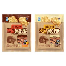 대림 국민간식 옛날 붕어빵 400g 2종 모음, 단팥 붕어빵, 1개