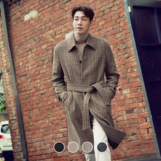 지오다노 울 불랜드 오버핏 발마칸 코트
