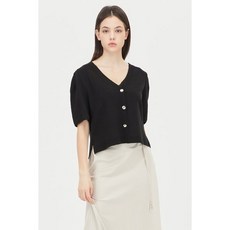 시슬리 브이넥 반팔 니트 가디건 SAKC36431145532