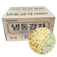 신광 냉동 감자 다이스 10kg/큐브감자/1.5cm절단, 1개