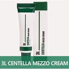 3l centella mezzo cream 쓰리엘 센텔라 메조 크림 피부진정 보습 미백 여드름케어, 1개, 30ml