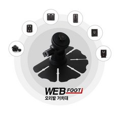 지니상회 차량용 네비게이션 오리발 거치대 5타입선택형 적용기종 하단참조 후방카메라, A타입