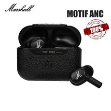 방수 인이어 헤드셋 헤드폰 이어버드 Marshall 캔슬링 노이즈 52 액티브 ANC 트루 헤드폰 MOTIF HK버전 블루투스, 1) Black