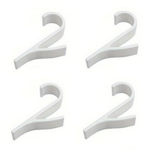 가열 수건 걸이 다목적 라디에이터 후크 코트 의류 행어 스카프 랙 목욕 2-6 개, 4개, 02 4pcs