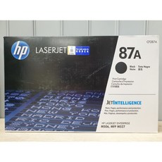 정품 HP No.87A CF287A (정품토너/검정/9 000매), 1개