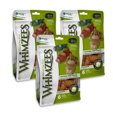  윔지스 밸류팩 악어껌 L 6Px3개 중대형견 강아지 덴탈껌 