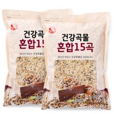 미이랑 건강곡물 혼합15곡 2kg x 2봉, 2개