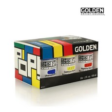 골든 Golden SoFlat Pop Set 60ml 6색 아크릴물감 세트