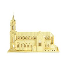 메탈투어 3D메탈퍼즐 미니 명동성당골드