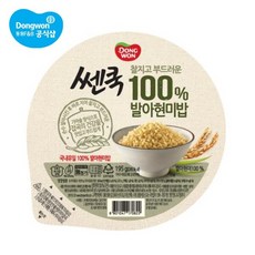 쎈쿡 발아현미밥, 195g, 24개