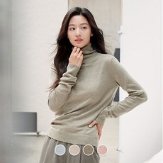 [지오다노]여 비솔란 울 터틀넥 스웨터 350908