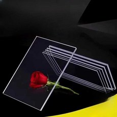 투명지붕 렉산평판 PC 지붕재 지붕판 폴리카보네이트, 1개, 20x30cm 두께 1mm
