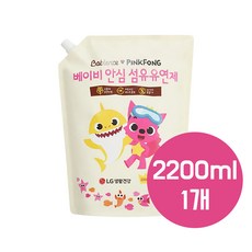 베비언스 핑크퐁 유아 섬유유연제 리필 2200ml 1개