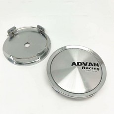 Advan 레이싱 엔케이 W 워크 이모션 휠 센터 캡 허브 자동차 스타일링 방진 허브캡 커버 배지 75mm 70mm 4 개, [04] D, 4개
