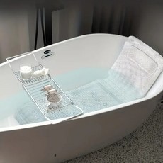 욕실논슬립바닥깔판발매트 탕목욕스파휴식미끄럼방지깔개 반신욕쿠션베개일체형욕조베드