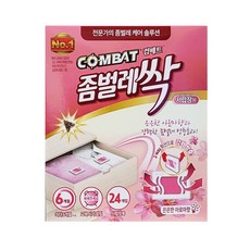 컴배트 좀벌레싹 방충제 아로마향 서랍장용 24개입, 12g, 1개