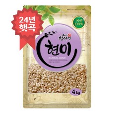 24년 햇곡 현미 4kg, 1개