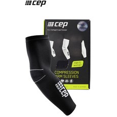 입고예정-CEP 팔꿈치 보호대 암 슬리브 (L2) (블랙 그레이), 단품