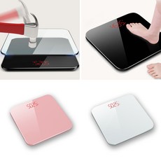 LED 스마트 디지털 체중계 3color, 핑크