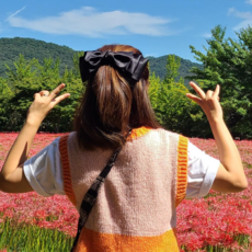 아기왕리본머리띠