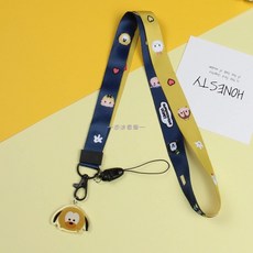 범쓰컴퍼니 캐릭터 목걸이줄 핸드폰스트랩 갤럭시z플립목걸이 랜야드 폰네크리스 스트랩고리, 1개, 토이스토리 슬링키