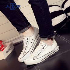 간플렉스 캔버스화블랙 인본 가을 플랫 로퍼 학생 캐주얼신발 척테일러 여성 트렌드 족구화 보드화