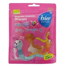 삐에몽 유기농 구미젤리 웜 70g, 상세페이지 참조
