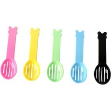 호호페티 5pcs 햄스터 모래삽 바디 세트 청소도구 샌드박스 스쿱 깔때기 강아지 똥스쿠퍼 강아지용 반려동물 랜덤컬러, 1개