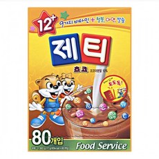 제티 코코아 핫 초코 대용량 라떼 파우더 가루 분말 쵸코 80T 1개