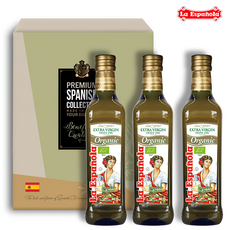 [에스파놀라]유기농 엑스트라버진 올리브유 500ml 3병 선물세트