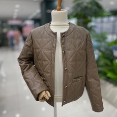 레니본 퀼팅가죽점퍼 (RE21BZPD702V)