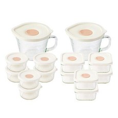 글라스락 렌지쿡 햇밥용기6개+큰햇밥용기6개+계란찜용기2개, 단품