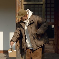 남자패딩 일본느낌 시티보이룩 오리털 구스다운 간지나는 하라주쿠보이 뽀빠이느낌 맨즈논노느낌