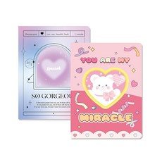 아이비스콜 [2개묶음] 콜렉트북2단 140 성장앨범 8000 액자 옵션 아이비스 SWFFB37F, 1개, 1개