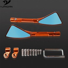 272469 / 모토 미러 사이드 백미러 모토 rcycle 액세서리 yamaha r6 r3 mt07 fz6 r1 xj6 fz1 fz6 mt09 nmax 155 bmw r1200gs, orange