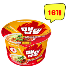 삼양 맵탱 컵라면 청양고추대파라면 110g, 16개