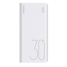 로모스 퀵차지 3.0 대용량 보조배터리 30000mAh, 화이트, SENSE8P PLUS