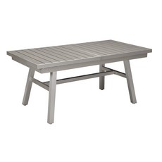 DIPYLON 야외 자엽 캐주얼 테이블 정원 신축 빌라 가든 블러킹 테라스, 176x90cm 길이로 긴 테이블을 줄일 수