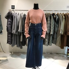 보브 소프트 라운드 니트 티셔츠