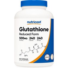 Nutricost 뉴트리코스트 글루타치온 L Glutathione 500mg 240캡슐