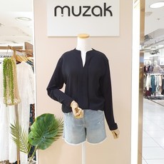 무자크 더블블라우스(MK7WBL34)