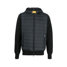 [명품]파라점퍼스 22FW PM HYB AK02 541 THICK 니트 믹스 다운 패딩 자켓 블랙 남성 자켓 TR 22FWPMHYBAK02541