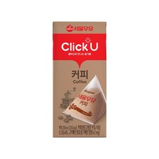 서울우유 클릭유 커피, 200ml, 1개, 48개