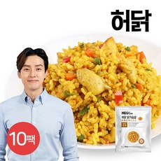 [KT알파쇼핑][허닭] 닭가슴살 카레 곤약 볶음밥 250g 10팩, 10개
