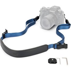 카메라 스트랩 손목 핸드 숄더 퀵 릴리스 버클이 미러리스 넥 Sony A7C II A7 IV III A7R V ZV1 ZV E10 Canon EOS R100 R50 M50 M6, 파랑색_0.8
